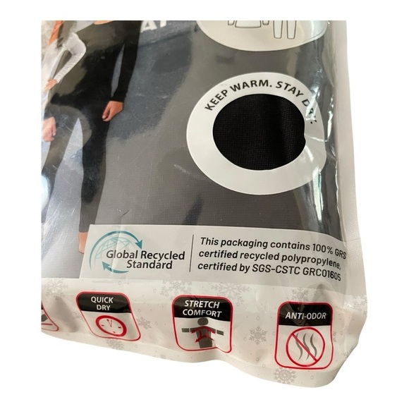 32 Degrees Heat LONG SLEEVE CREW NECK + LEGGING SET Unisex Size: XL (16-18) - Picture 6 of 11